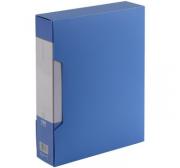 齐心（COMIX）PF100AK-1 大容量资料册/文件册/文件夹/报告夹 A4 100袋 配外壳 蓝色