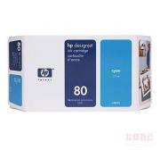 惠普（HP）C4846A 80号青色墨盒（适用 Designjet 1000系列、1050C，1055CM，1050C Plus，1055CM Plus、350ML）