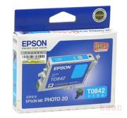 爱普生 (EPSON) T0842 青色墨盒 C13T084280 (适用 ME PHOTO 20、425页)