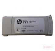 惠普 (HP) CE044A 771号淡灰色Designjet墨盒 (适用 HP 6200ps 绘图仪、775ML）(CR257A)