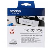 兄弟（brother） DK-22205 白底黑字（纸质）色带