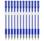 得力（deli）6600ES 通用型中性笔/水笔/签字笔 蓝色0.5mm 12支/盒